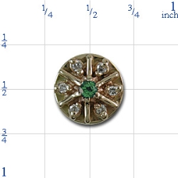 r-e3215 Emerald Bracelet Slide 